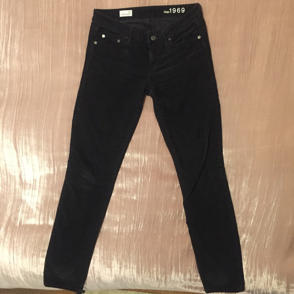 Gap Black Corduroys